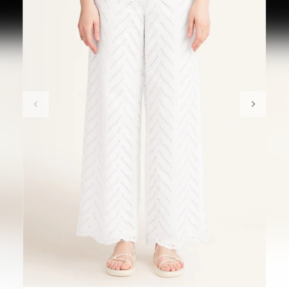 JMK Loungewear White Pants